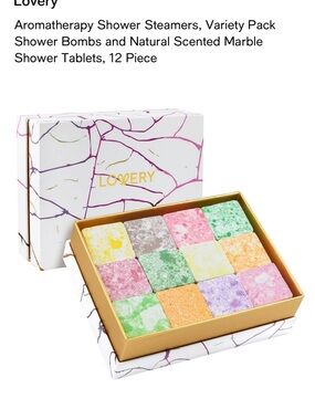 Lovery Aromatherapy Shower Steamers - Assorted Marble Variety